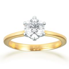 Forevermark Solitaire Yellow Gold