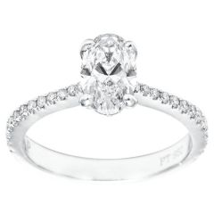 Beatrice Forevermark Oval Grain-Set Ring