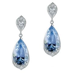 Droplets of Aquamarine and Diamonds