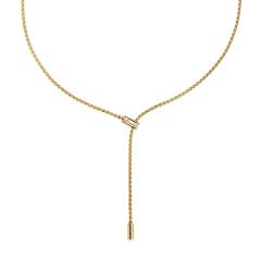 Aria Yellow Gold Adjustable Lariat