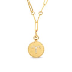 18ct Yellow Gold Aries Zodiac Diamond Necklace