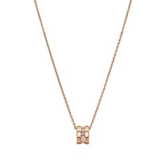 Ice Cube Rose Gold Pendant