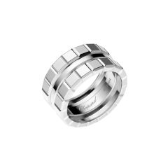 Ice Cube White Gold Ring