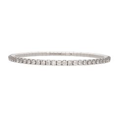 White Gold Diamond Extensible Bracelet