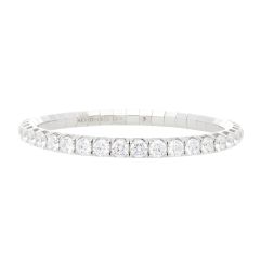 White Gold Diamond Extensible Bracelet