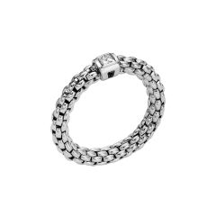 Souls White Gold Flex'it Diamond Ring