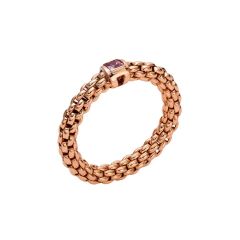 Souls Rose Gold Flex'it Pink Sapphire Ring