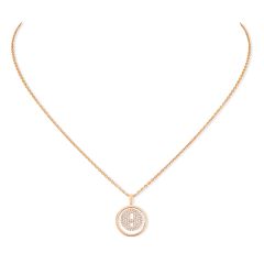 Lucky Move Pave Rose Gold Necklace