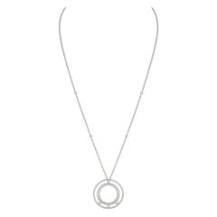 Move Romane White Gold Long Necklace