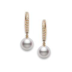 Classic Elegance Akoya Cultured Pearl Earrings