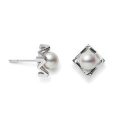 M Collection Akoya Cultured Pearl Earrings