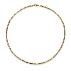 Zoe Two-Tone Box Link Necklace - 50cm