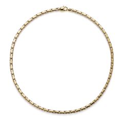 Josie Two-Tone Bar Link Necklace - 50cm