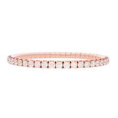 Rose Gold Diamond Extensible Bracelet