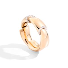 Calla Ring with Diamonds