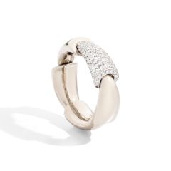 Calla Ring with Diamonds